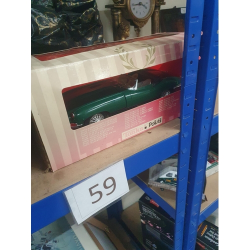 JAGUAR: A Tonka Polistil 1:25 scale Jaguar XJS V12 Convertible - Current price: $5