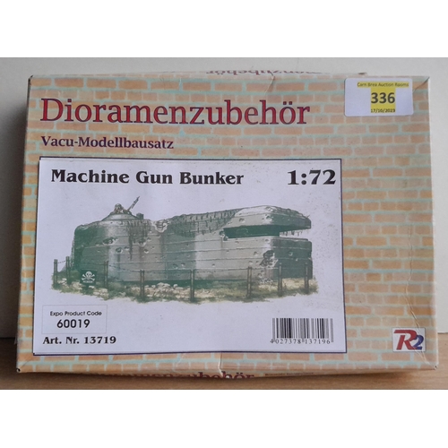 336 - Boxed Machine Gun Bunker Model Kit