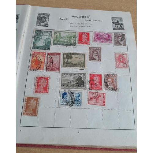 450 - Stirling Stamp Album World Stamp Collection