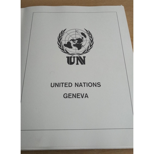 455B - Album United Nations Geneva Mint Stamp Collection