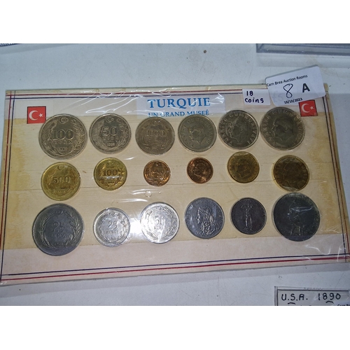 8a - 18 coin Turkey set