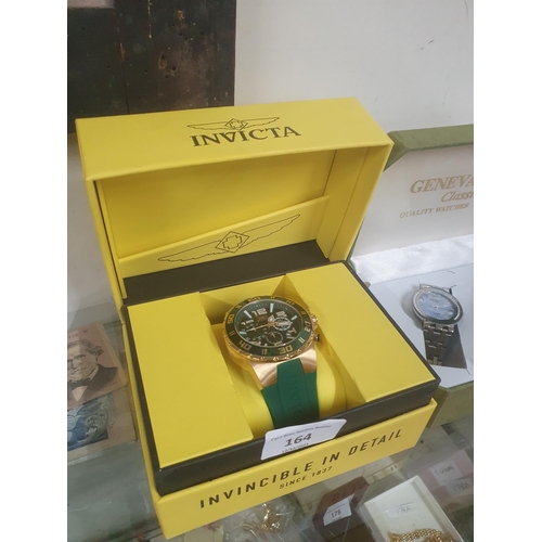 164 - invicta mens watch as new