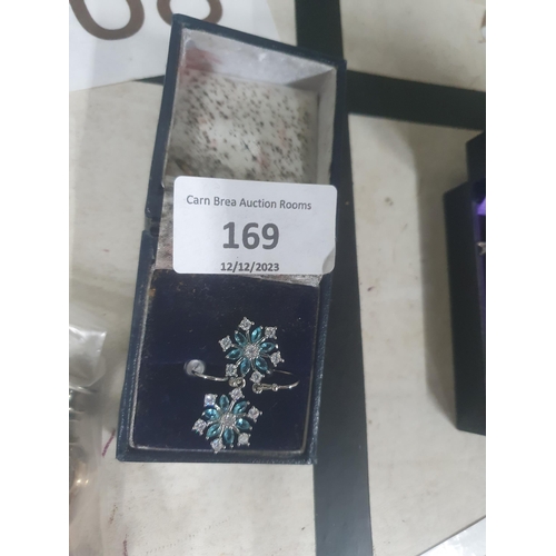 169 - Pair of Snowflake Designed Earrings