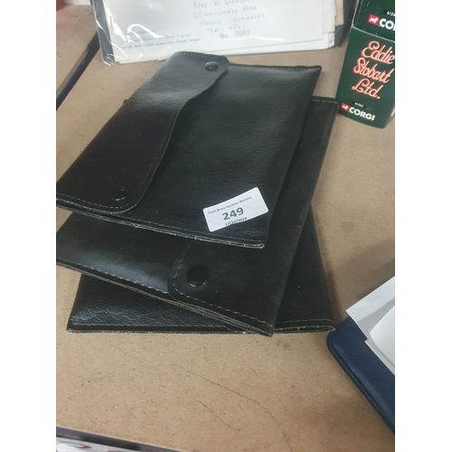 249 - leather wallets