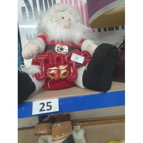 25 - father christmas singing gwo