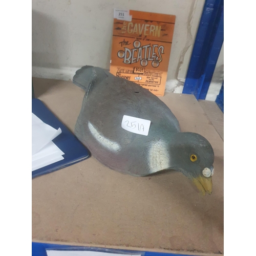 251A - 2 italian decoy pigeons