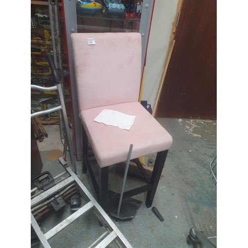 419 - pink high chair