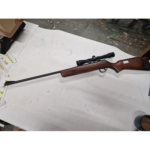 223A - BSA Super Sport .177 Air rifle with Tasco Silver Antler sight DMSA 4 x 32