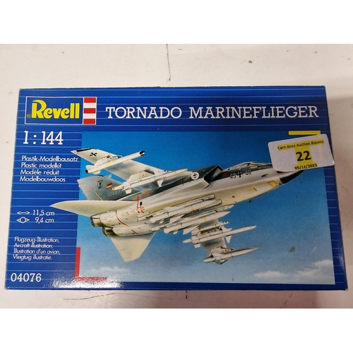 22 - Model Kit Revell Tornado unstarted 1:144