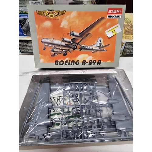 24 - Academy Boeing Model Kit 1:144 unstarted