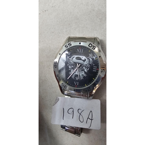 198A - superman watch - working