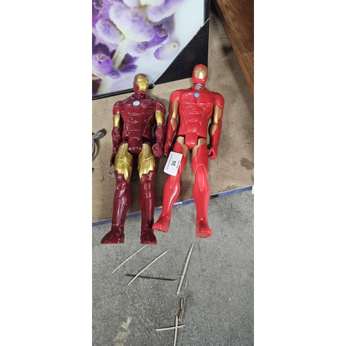 36 - 2 fronman marvel figures