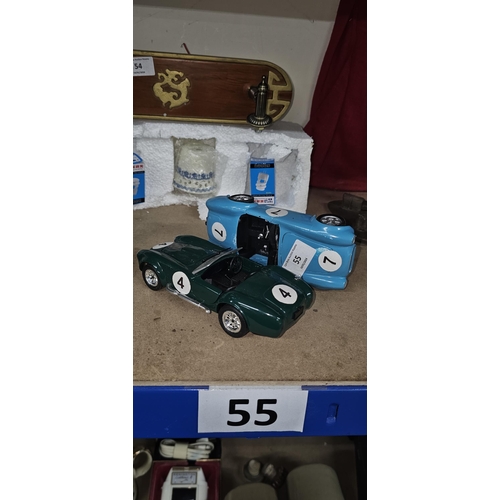 55 - revell sports cars, good cond