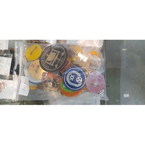 Lot De 30 Badges émaillés Roses - Sensibilisation Cancer Du Sein - En Métal Avec Fermoir - Cône Rose Solide - 7