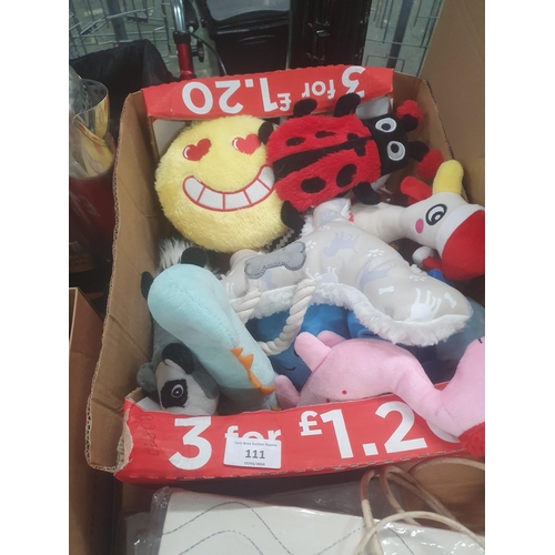 111 - box dog toys