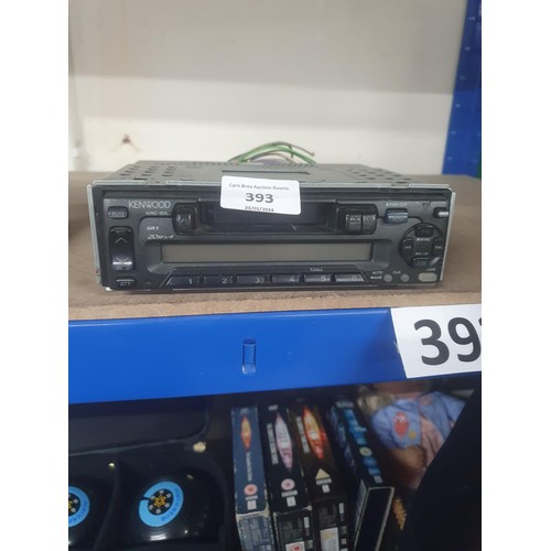 393 - kenwood car radio & tape deck GWO