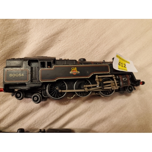 412 - Hornby Dublo 3 rail EDL18 80054 2-6-4 tank locomotive gwo