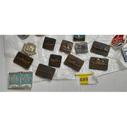 489 - Few sets of Navy badges