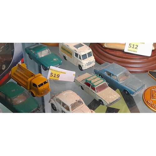 519 - Job lot of small vintage cars