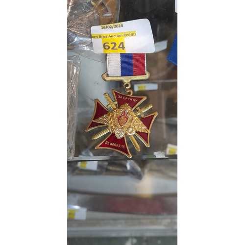 624 - Russian military medal