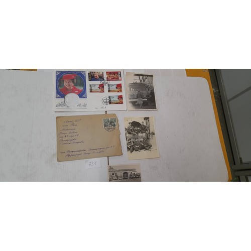 731 - Old photos and envelopes