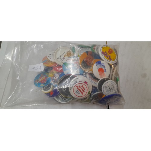 751 - Big job lot of badges