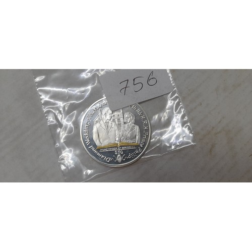 756 - Big silver coin