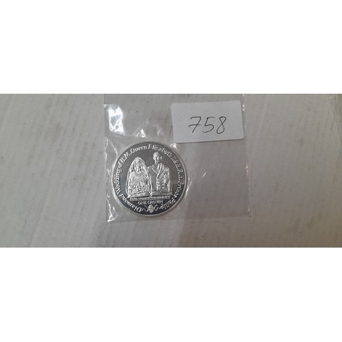 758 - Big silver coin