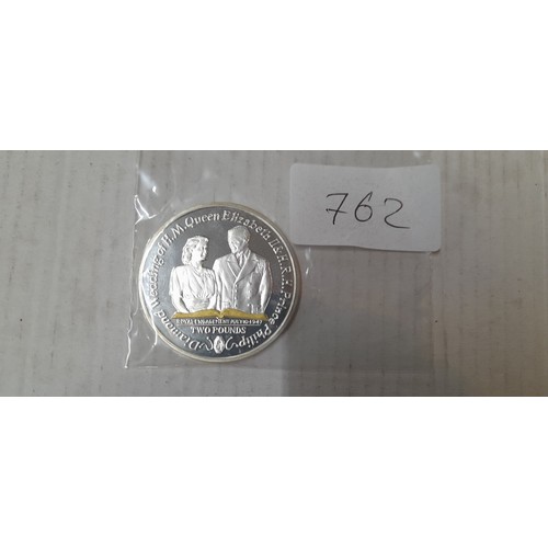 762 - Big silver coin