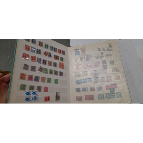 838 - Stamp album, full for 70%