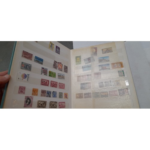 838 - Stamp album, full for 70%