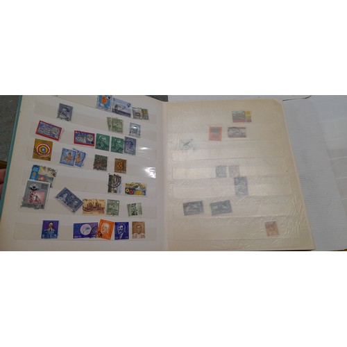 838 - Stamp album, full for 70%