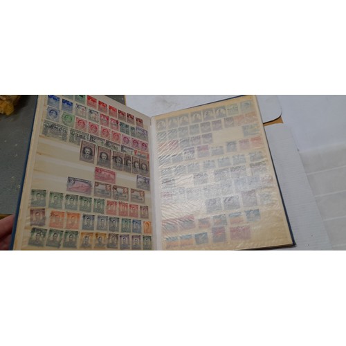 845 - Stamp album, full for 90%