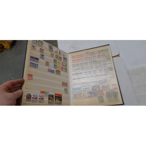 845 - Stamp album, full for 90%