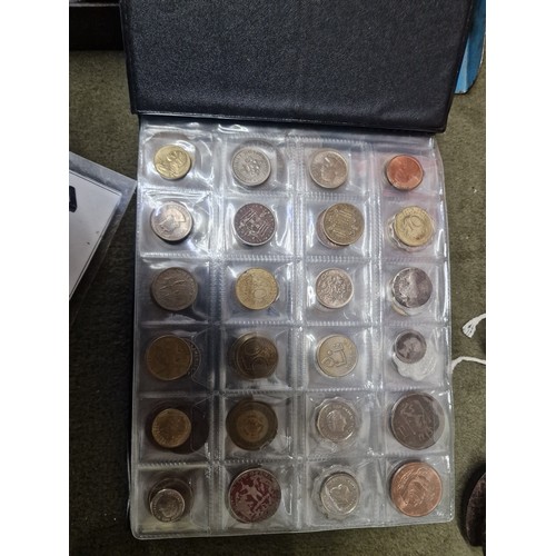 126 - Coin album With Coins