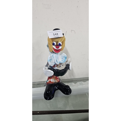 142 - Glass Murano Clown