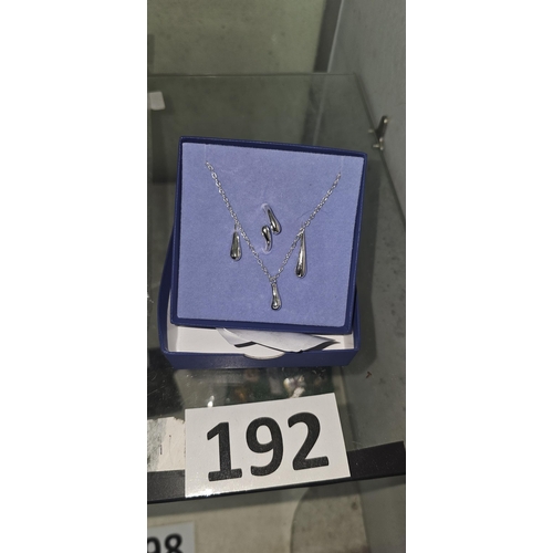 192 - 925 Silver NECKLACE set