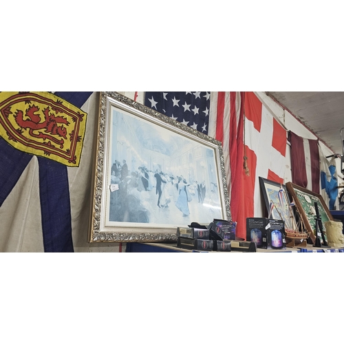 234 - bog framed print 'the ballroom' UNABLE TO POST