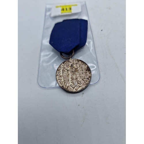 413 - WW2 German 4 year service medal