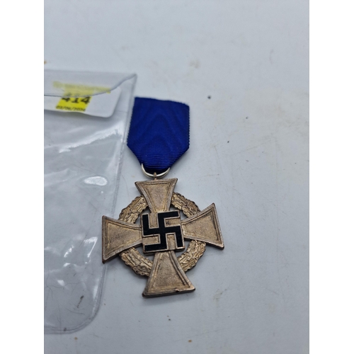 414 - WW2 German 25 year civil service medal