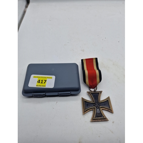 417 - WW2 German Iron Cross 2nd class medal