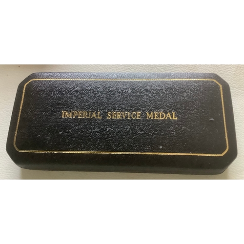 169 - ELIZABETH II IMPERIAL SERVICE MEDAL IN ORIGINAL CASE