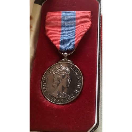 169 - ELIZABETH II IMPERIAL SERVICE MEDAL IN ORIGINAL CASE