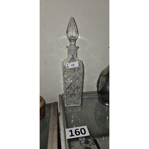 160 - glass decanter