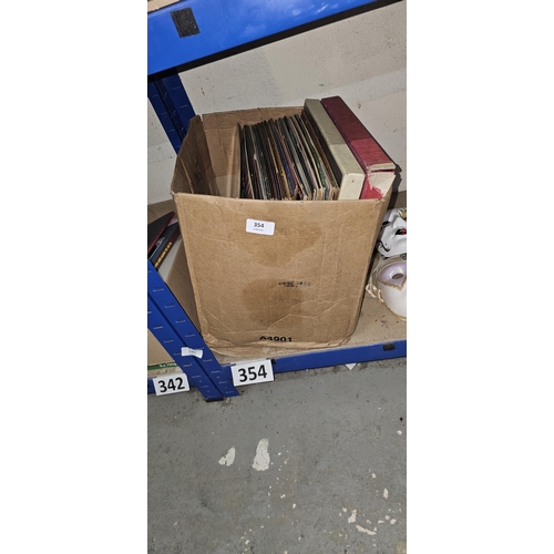 354 - box of records