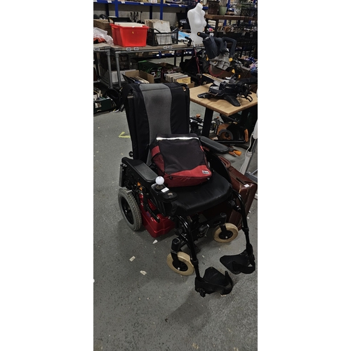 77 - electric wheelchair, with charger & raincover