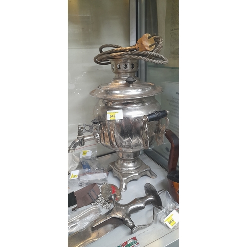 693 - Vintage electrician samovar with cable