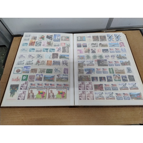 688 - Good selection of world stamps, 100% full album