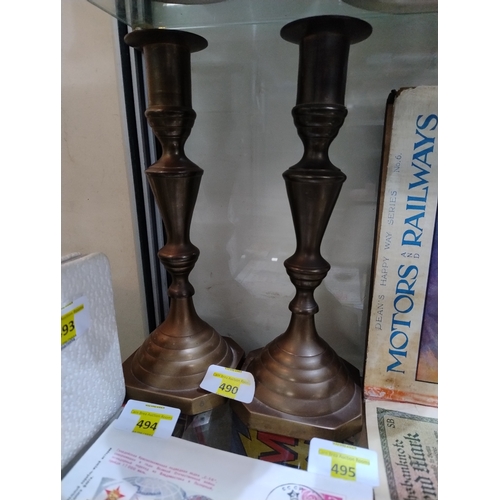 490 - Big vintage candlesticks