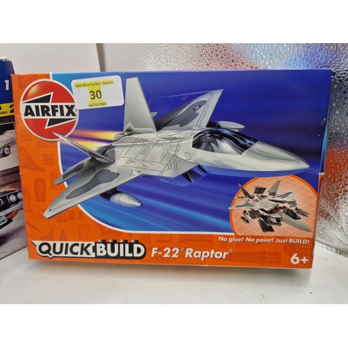 30 - Airfix f22 Raptor kit no instructions